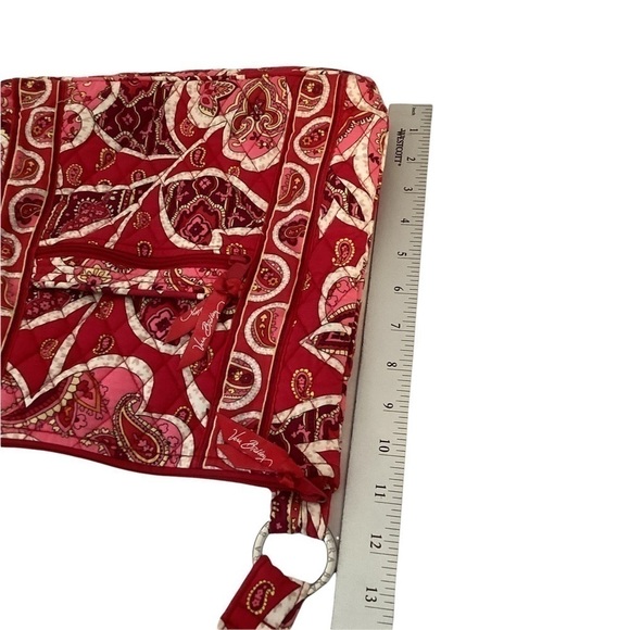 Vera Bradley Hipster Bag Red Rosy Posies Print - Picture 5 of 8